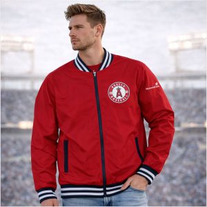 2026 Los Angeles Angels Bomber Jacket Giveaway 1