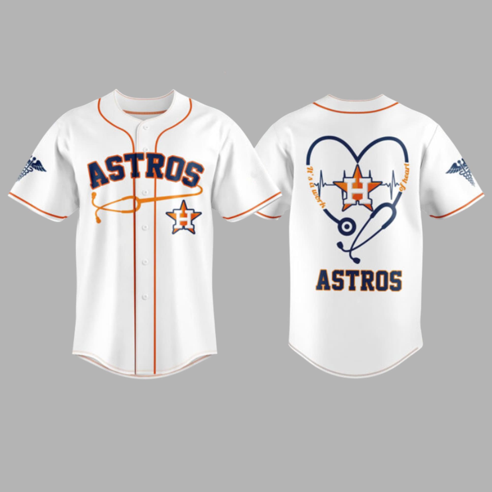 Houston Astros 2026 Healthcare Appreciation Night Baseball Jersey 1 Houston Astros 2026 Healthcare Appreciation Night Baseball Jersey 1