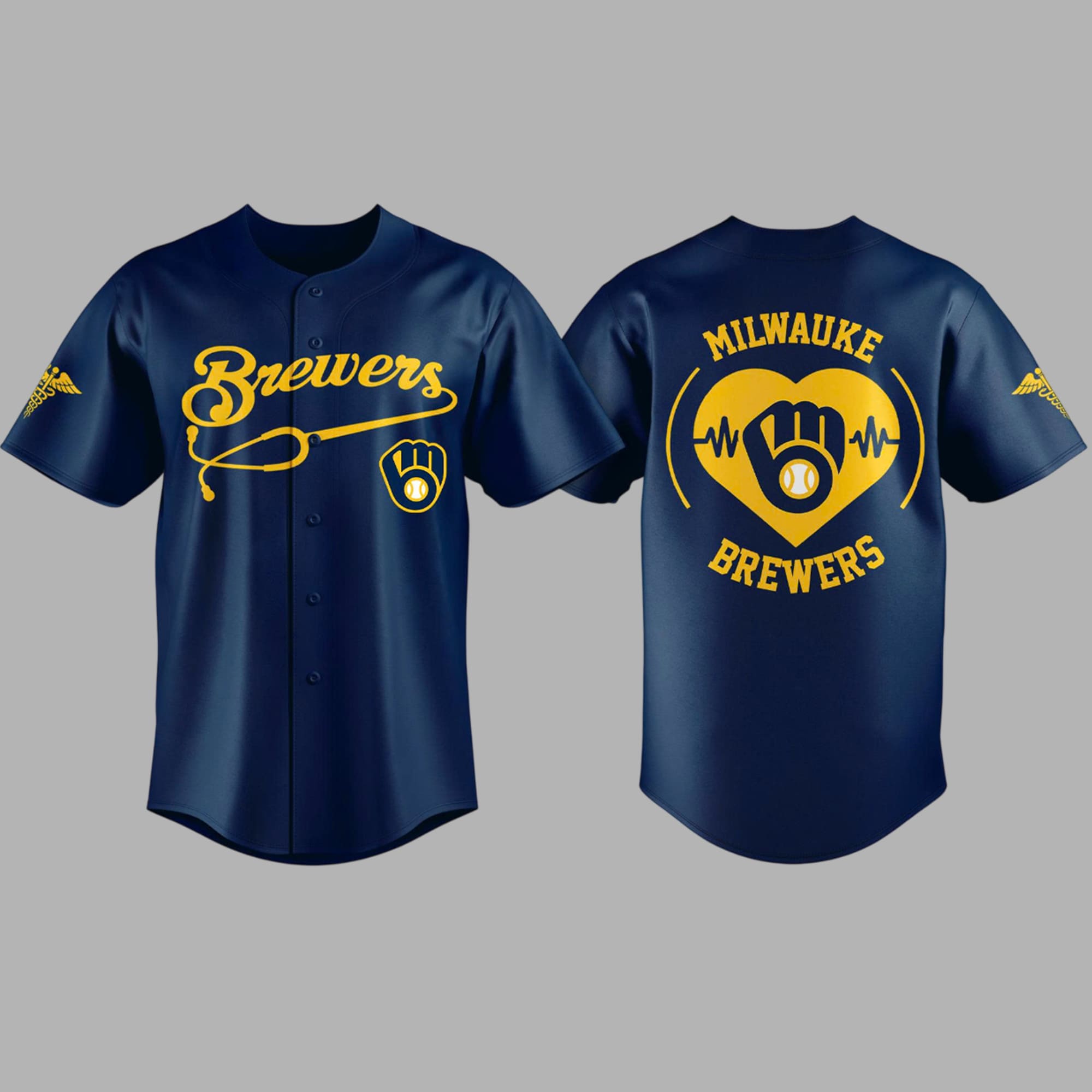 Milwaukee Brewers 2026 Healthcare Appreciation Night Jersey Milwaukee Brewers 2026 Healthcare Appreciation Night Jersey