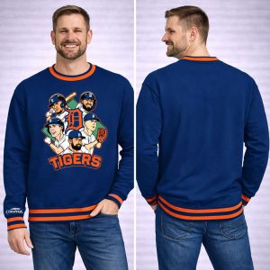2026 Tigers Caricature Crewneck Sweatshirt Giveaway 1