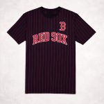 Red Sox Throwback Applique Pinstripe Shirt