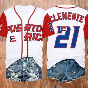 Puerto Rico Roberto Clemente World Game Classic 2026 Jersey 1