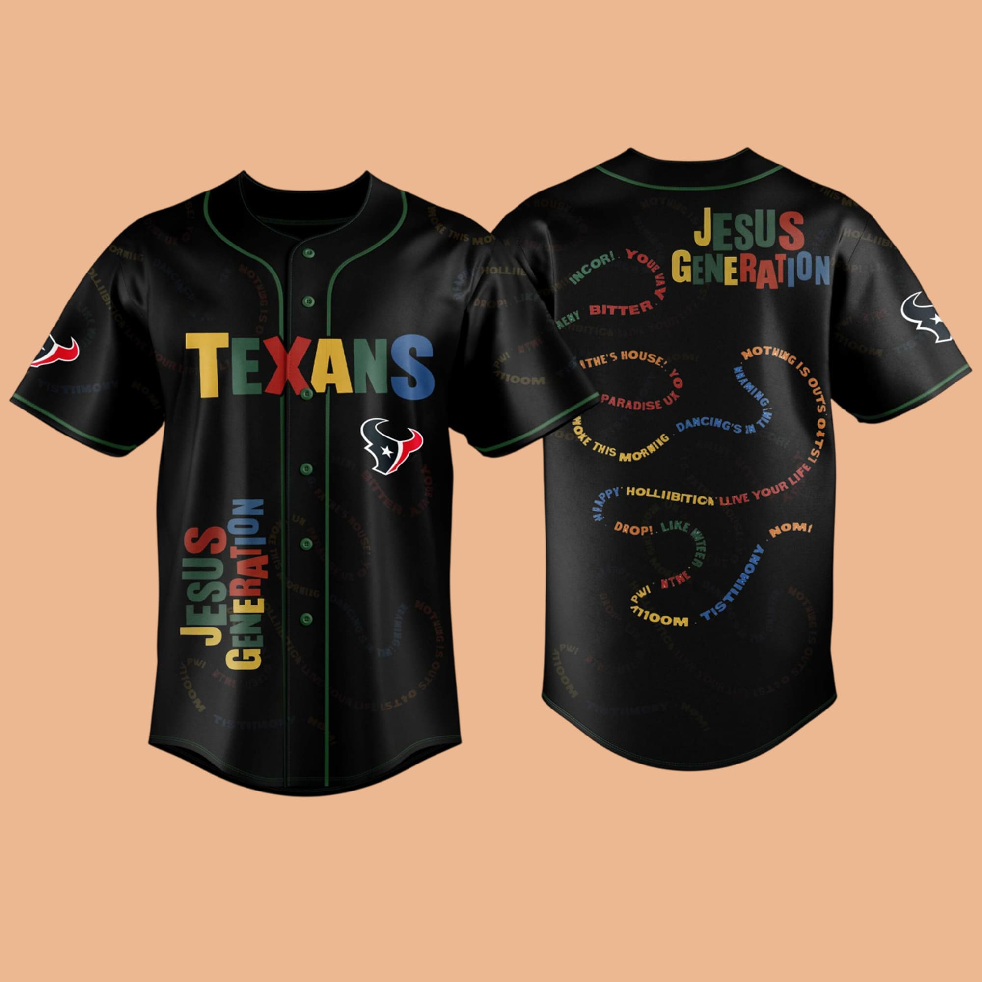 Texans Forrest Frank Tour 2026 Baseball Jersey Texans Forrest Frank Tour 2026 Baseball Jersey