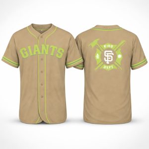 2026 Giants Firefighter Appreciation Night Jersey Giveaways
